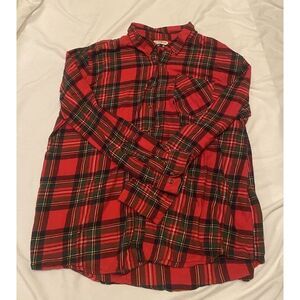 Magellan Outdoors Classic Fit Button Down Flannel Shirt Men's 3XL‎ Red Plaid